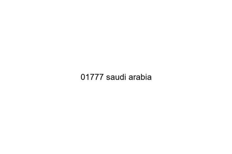 01777 saudi arabia