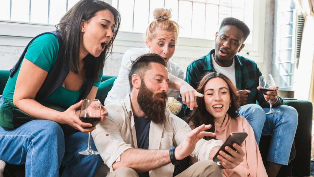 image of a group of people sitting