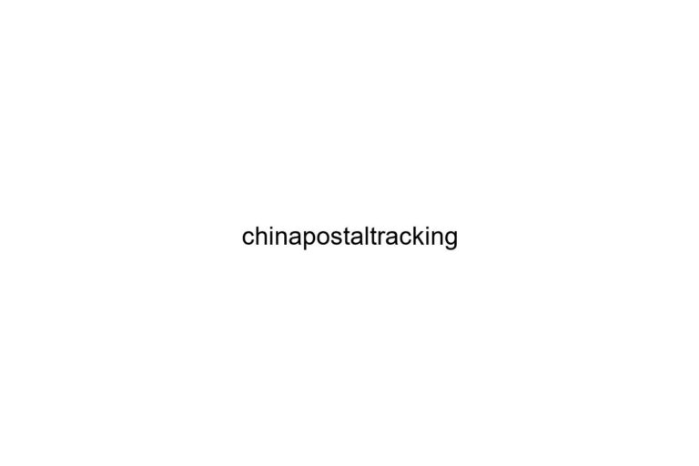 chinapostaltracking