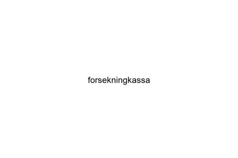 forsekningkassa