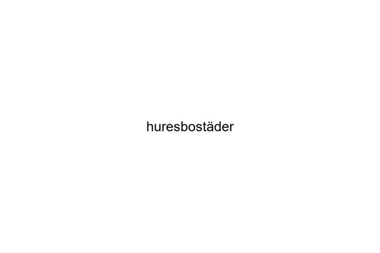 huresbostder