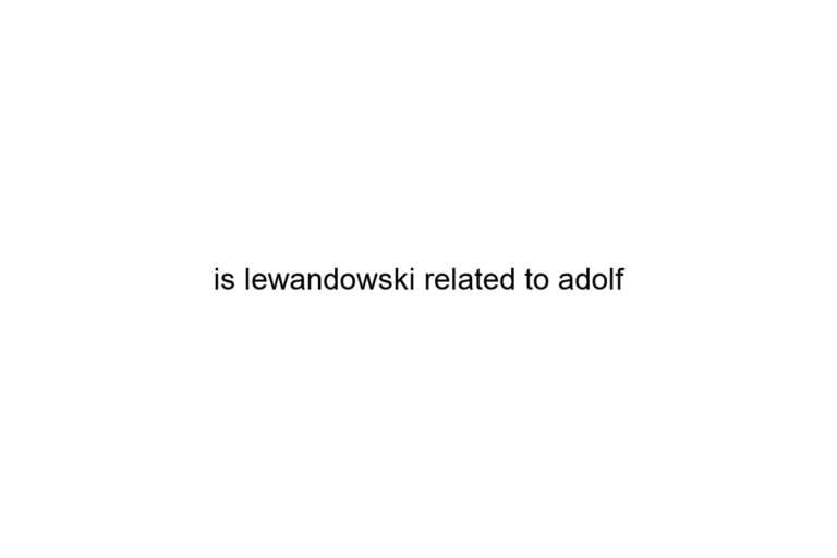 is lewandowski related to adolf