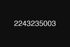 2243235003