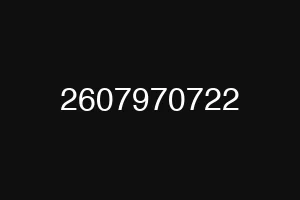 2607970722