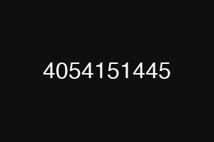4054151445