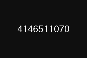 4146511070